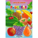 Fructele. Carte de colorat Romana-Engleza B5