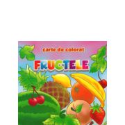 Fructele. Carte de colorat Romana-Engleza B5