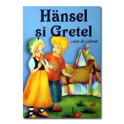 Hansel si Gretel. Carte de colorat-Roxel
