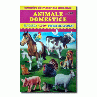 Complet de materiale didactice. Animale domestice